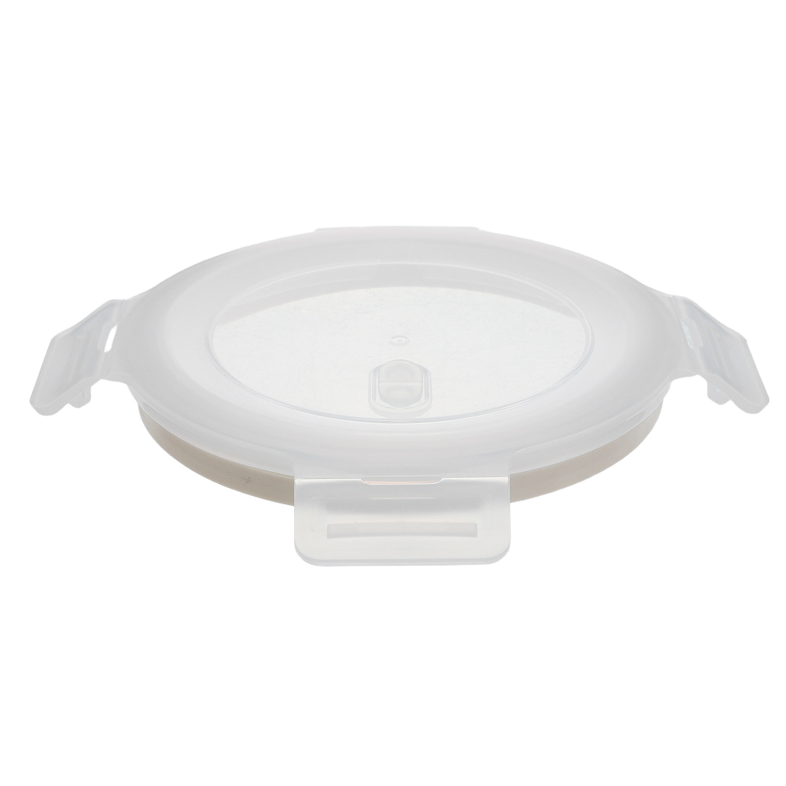 Food Storage Glass Round - Airtight Silicone Gasket Seal Bowl Cover