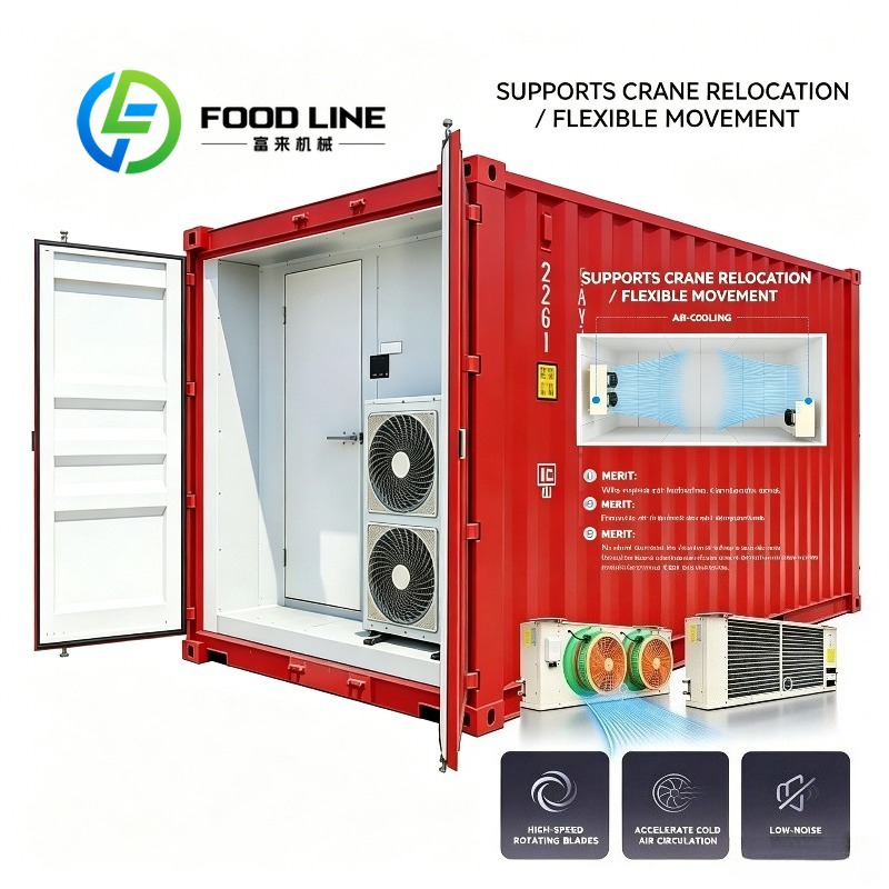 Food Storage Zone - Airport Catering 20Ft Container Cold Room