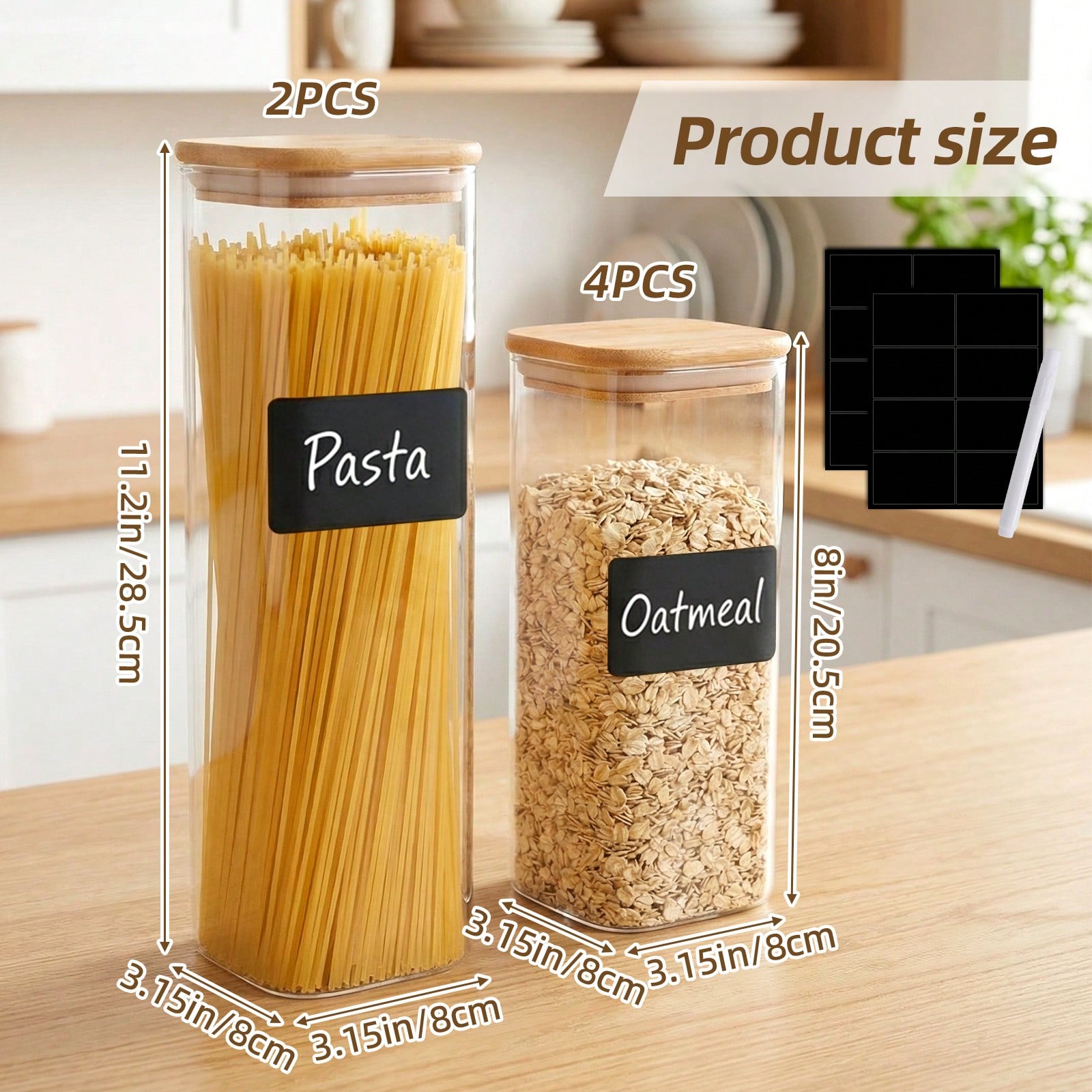 6/12pcs Glass Food Storage Con - Food Storage Plastic Containers With Lids review and price