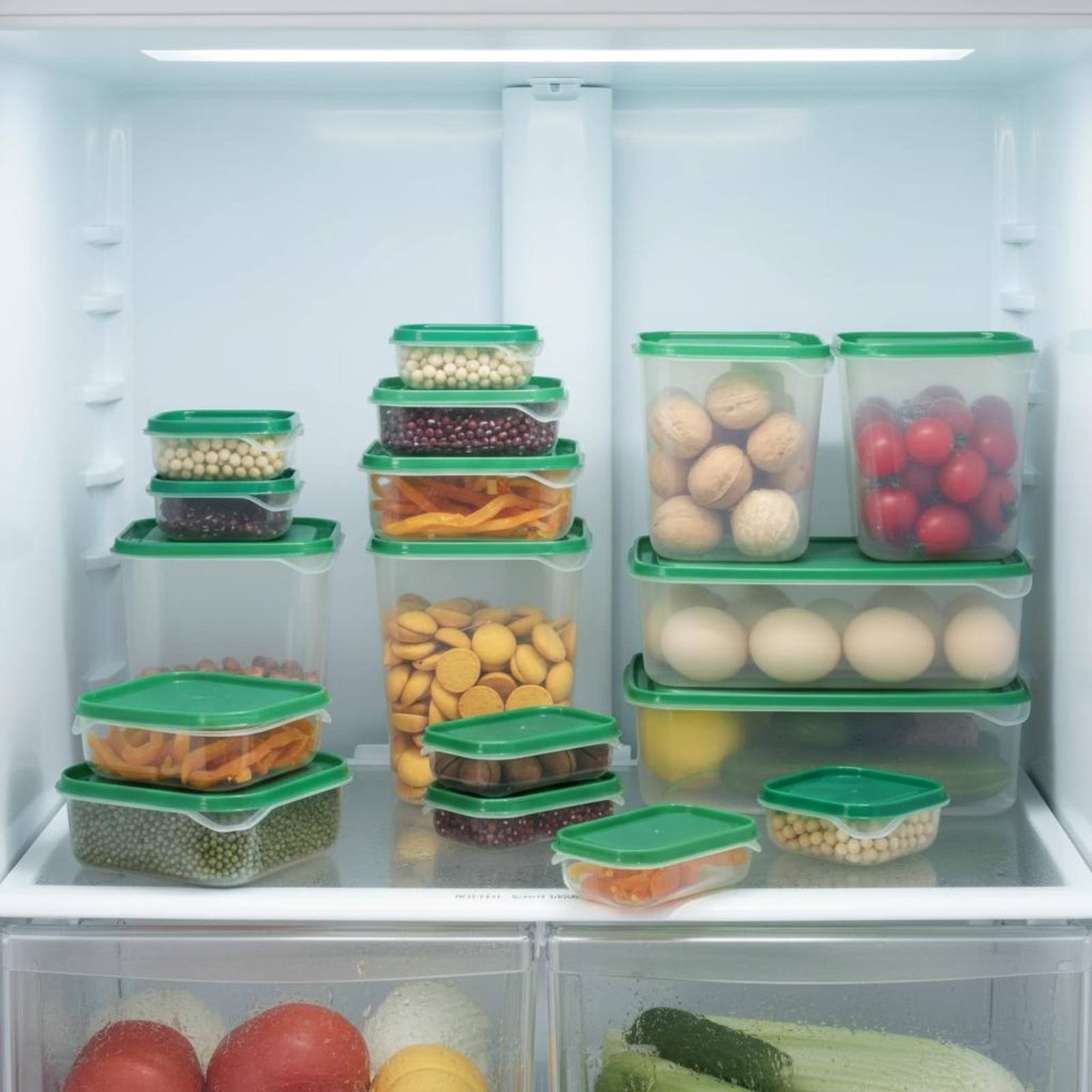 17 Pieces Fridge Storage Box S - Food Storage Plastic Containers With Lids review and price