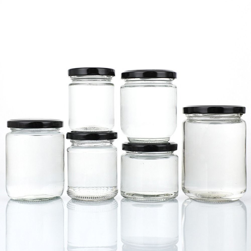 1Pcs with Black Airtight Lids  - Food Storage Glass Round review and price