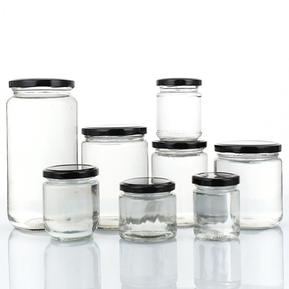 1Pcs with Black Airtight Lids  - Food Storage Glass Round review and price