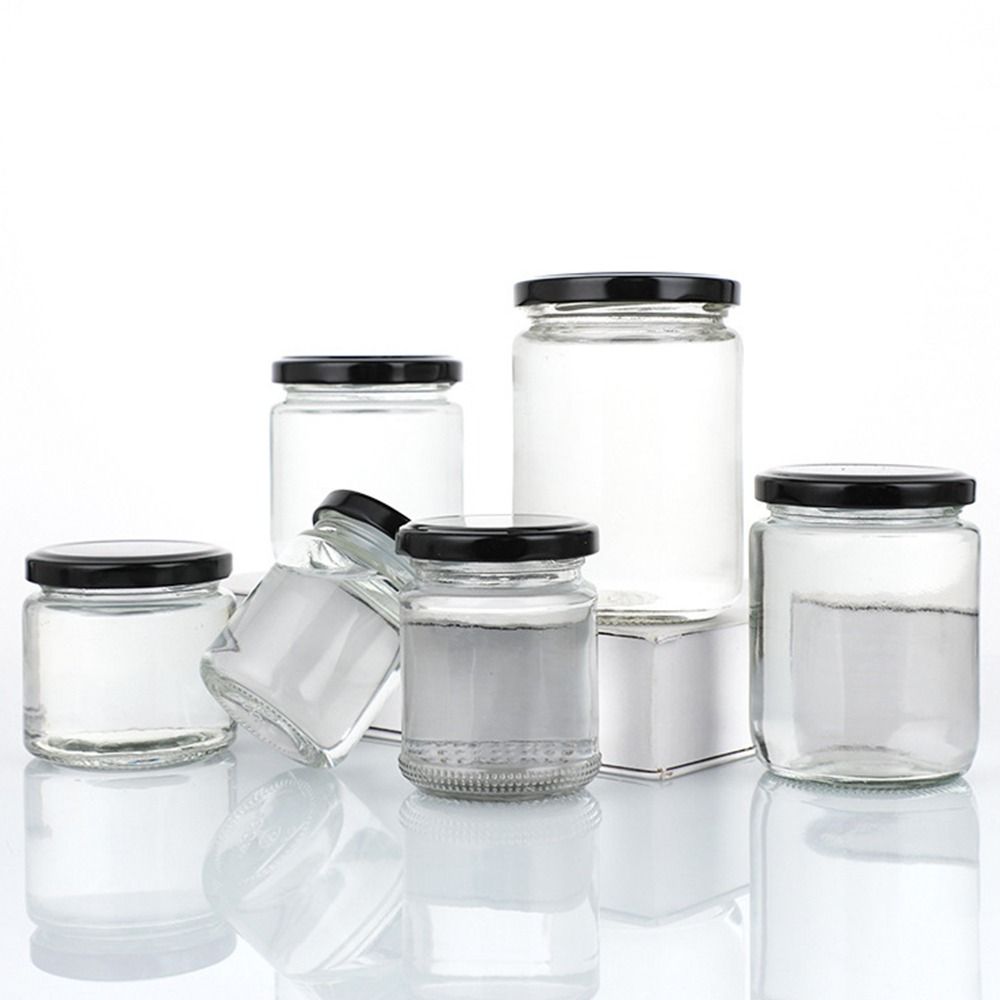 1Pcs with Black Airtight Lids  - Food Storage Glass Round review and price