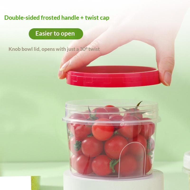 4 Pcs Round Food Fresh Keeping - Food Storage Glass Round review and price