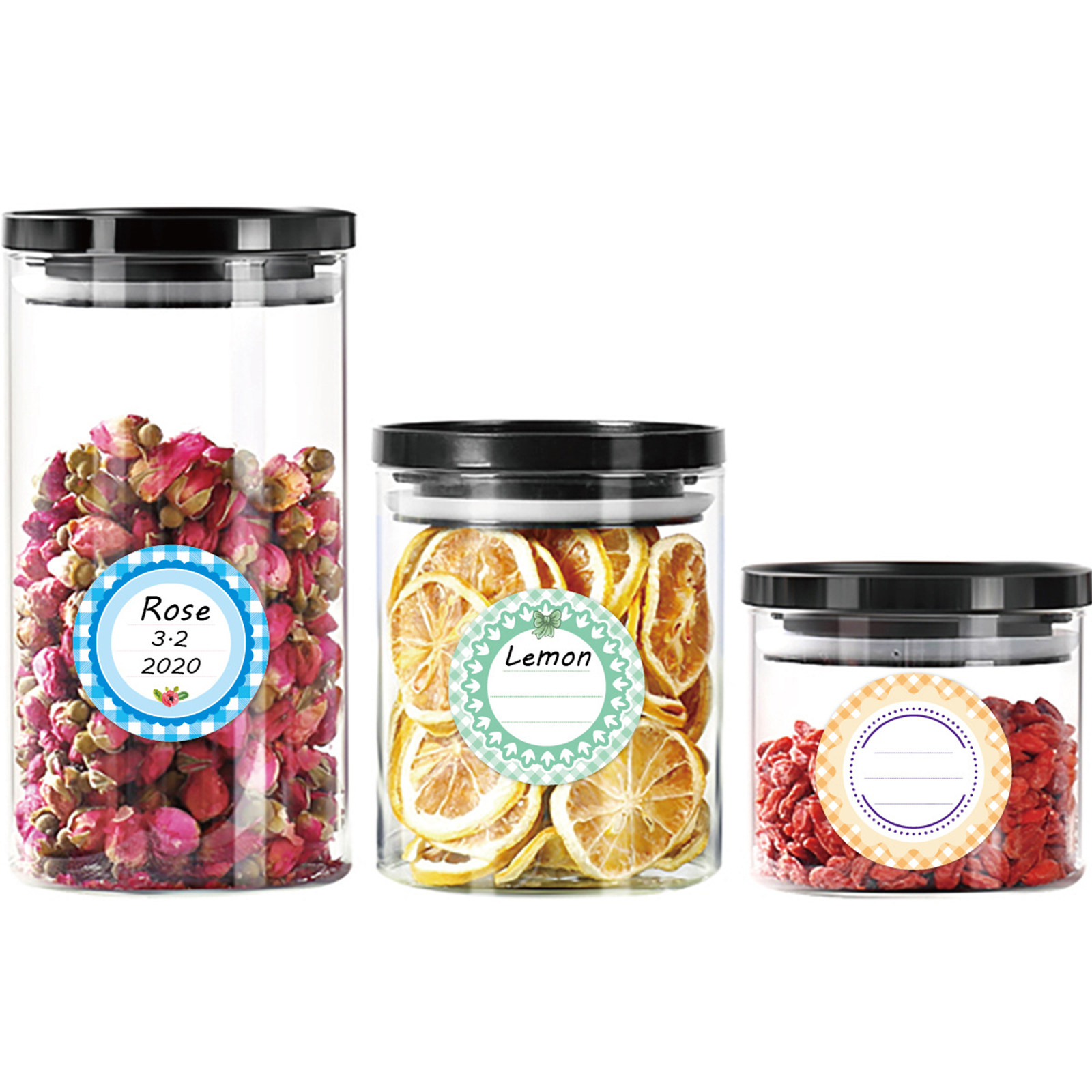 20Sheets Colored Round Waterpr - Food Storage Glass Round review and price