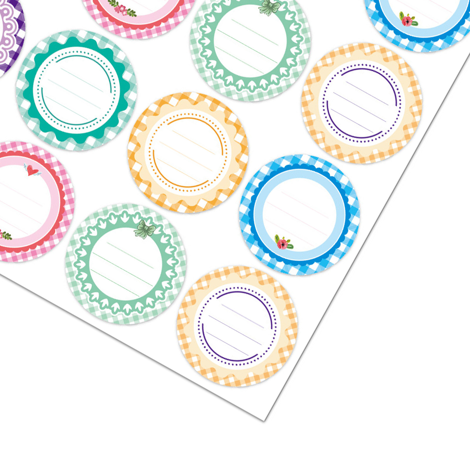 20Sheets Colored Round Waterpr - Food Storage Glass Round review and price