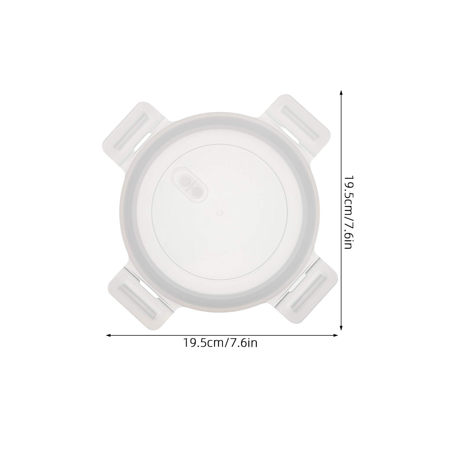 6 Inch Snap Lock Round Contain - Food Storage Glass Round review and price