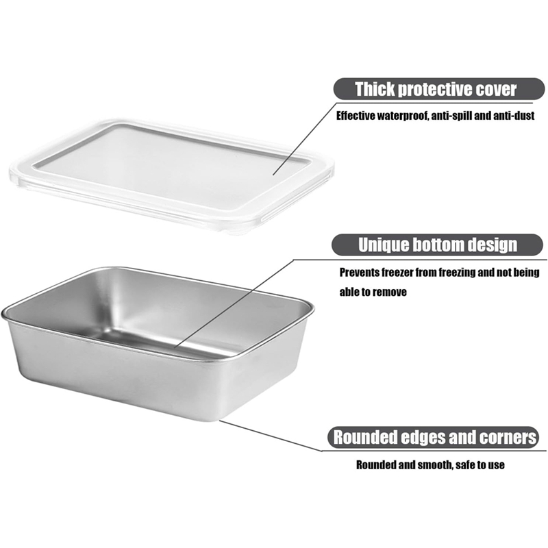 Stainless Steel Containers for - Food Storage Boxes With Lids review and price