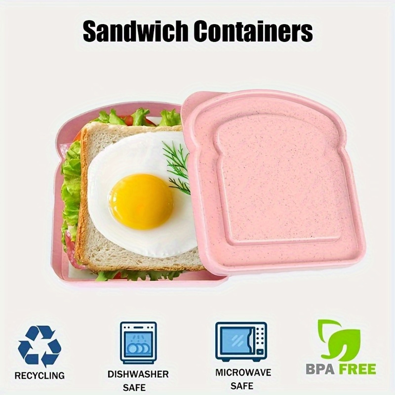 1pc Bento Boxes, Sandwich Cont - Food Storage Boxes With Lids review and price