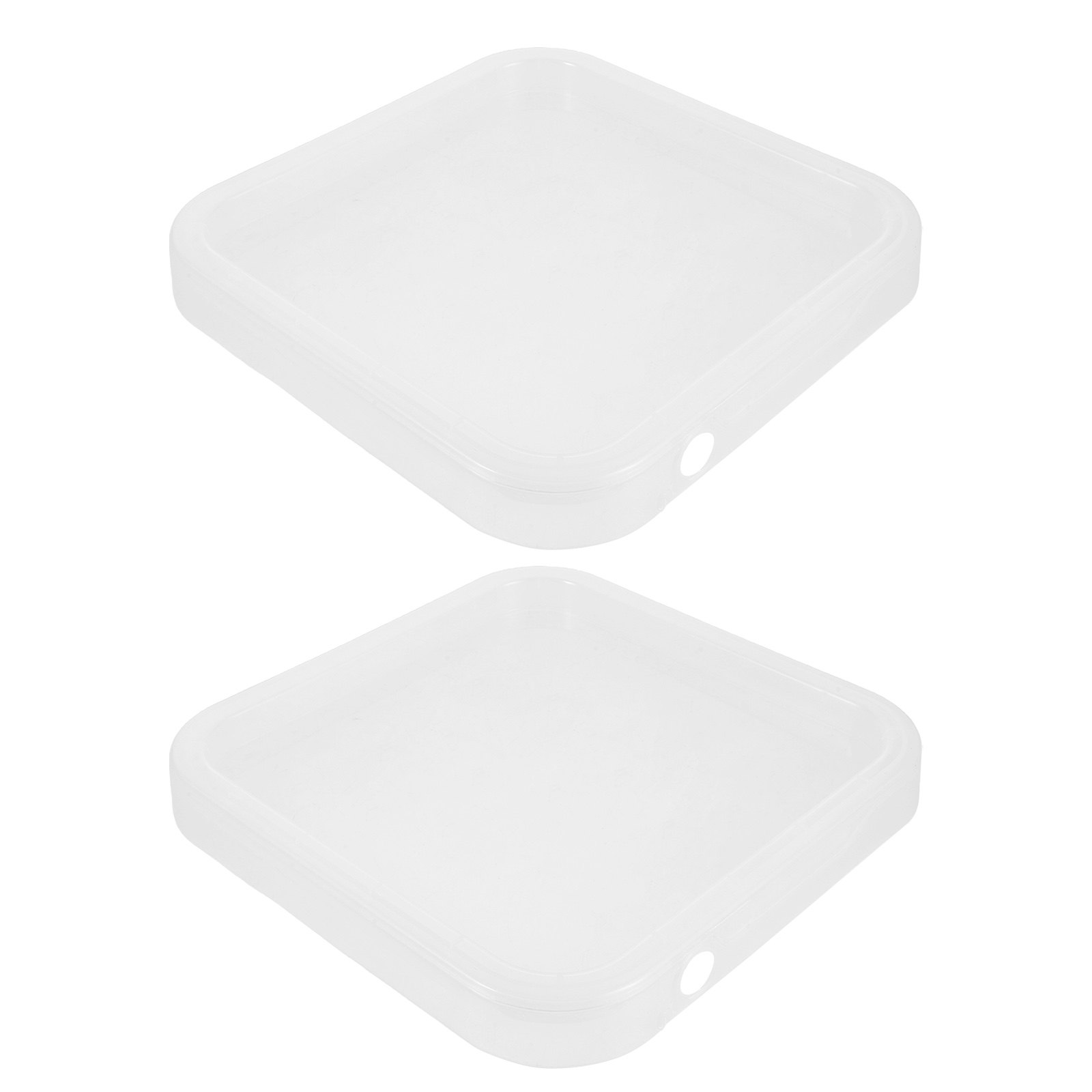 2Pcs Square Plastic Bucket Lid - Food Storage Plastic Containers With Lids review and price