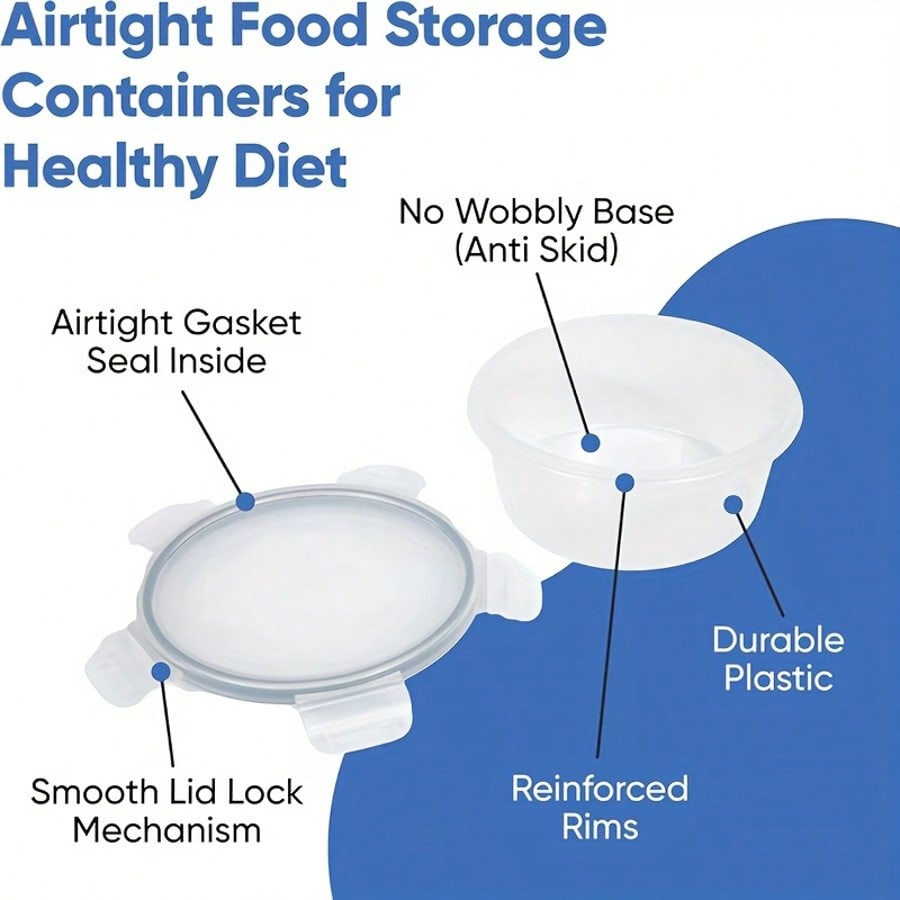 24‑Piece Meal Prep Food Contai - Food Storage Boxes With Lids review and price