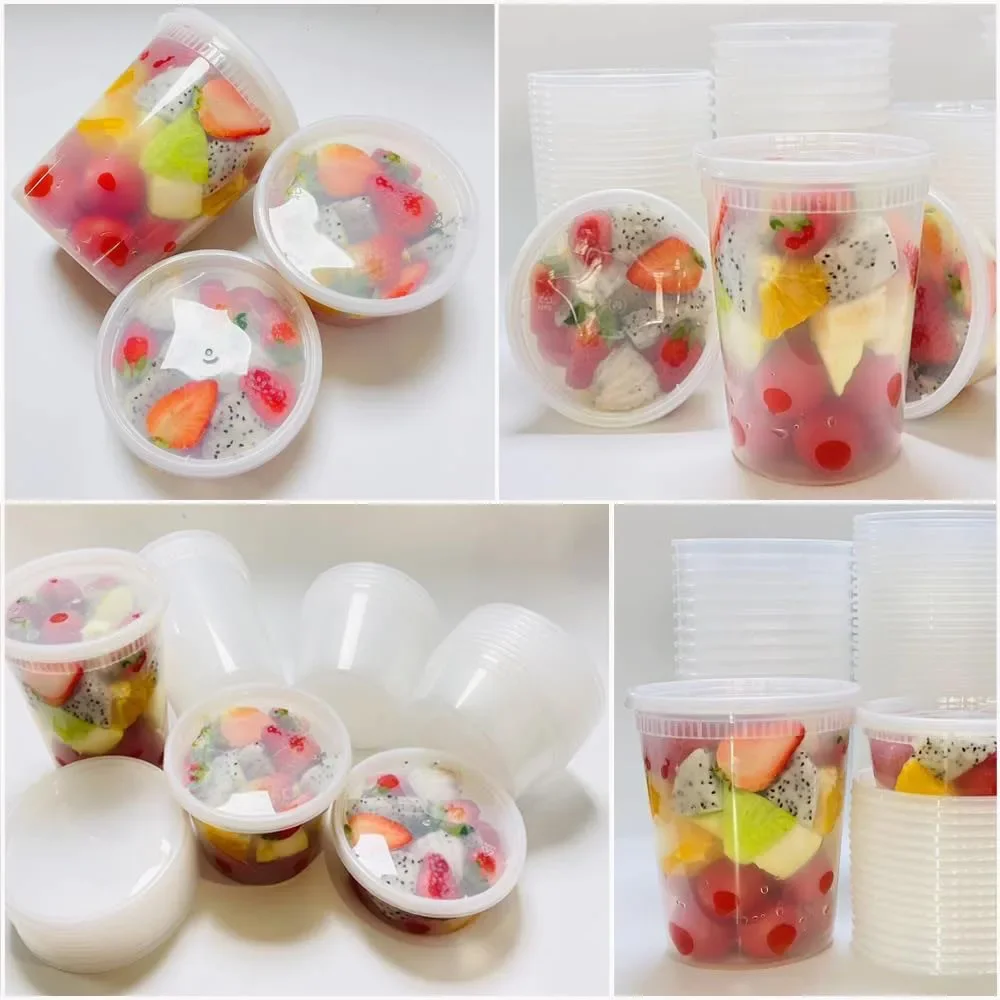 24pcs Deli Food Storage Contai - Food Storage Plastic Containers With Lids review and price
