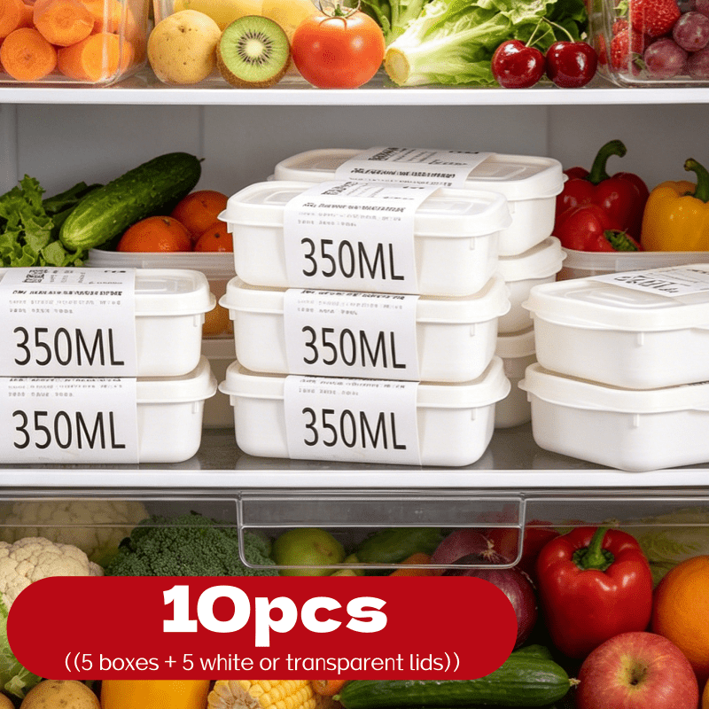 10Pcs Reusable Stackable Food  - Food Storage Boxes With Lids review and price