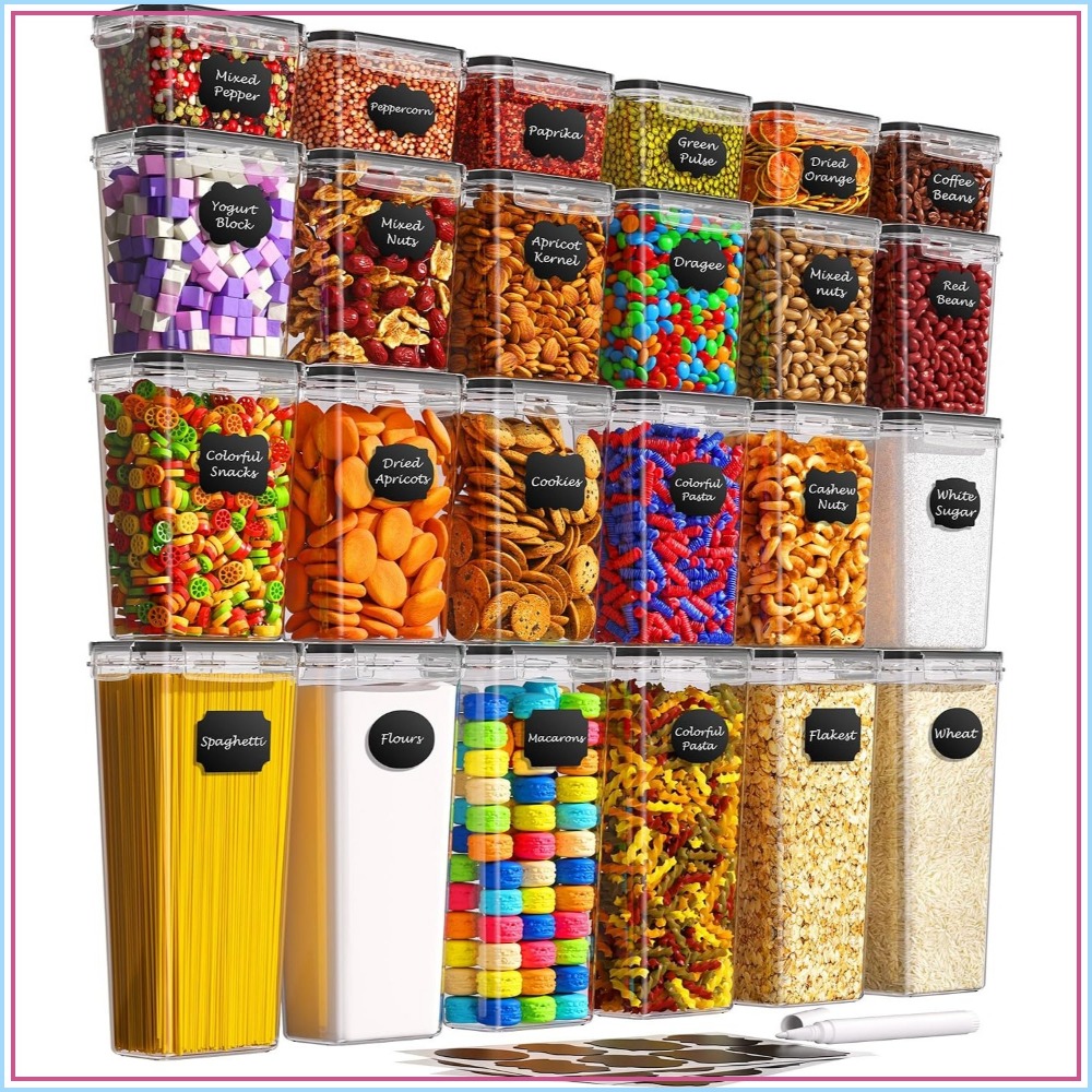 24 PCS Airtight Food Storage C - Food Storage Plastic Containers With Lids review and price