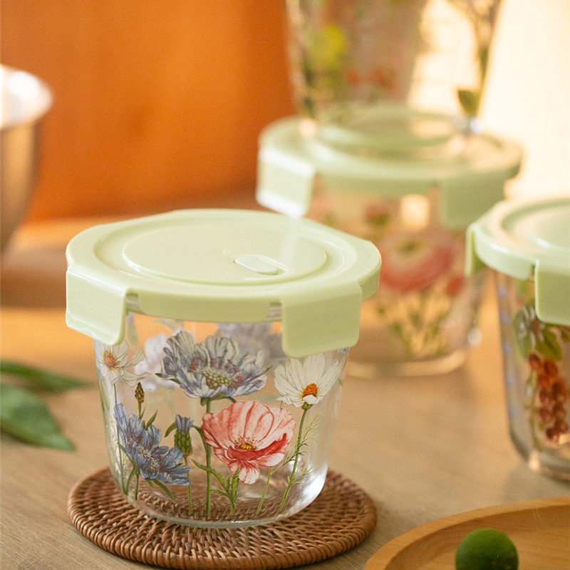 Food Storage Box French Vintag - Food Storage Glass Round review and price