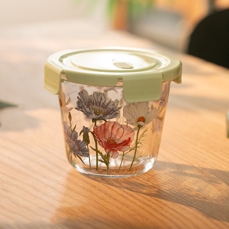 Food Storage Box French Vintag - Food Storage Glass Round review and price