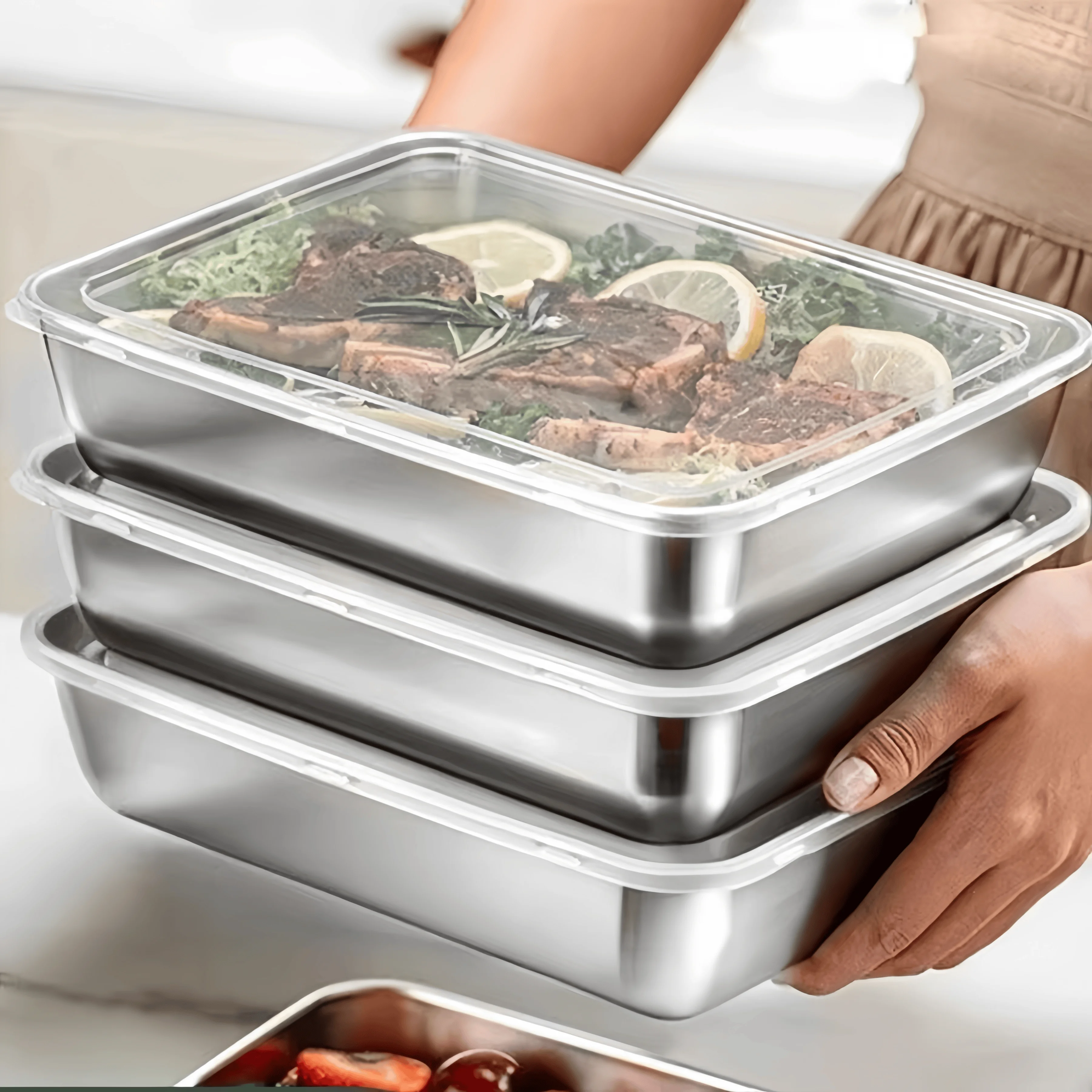 Stainless Steel Sealed Lunch B - Food Storage Boxes With Lids review and price